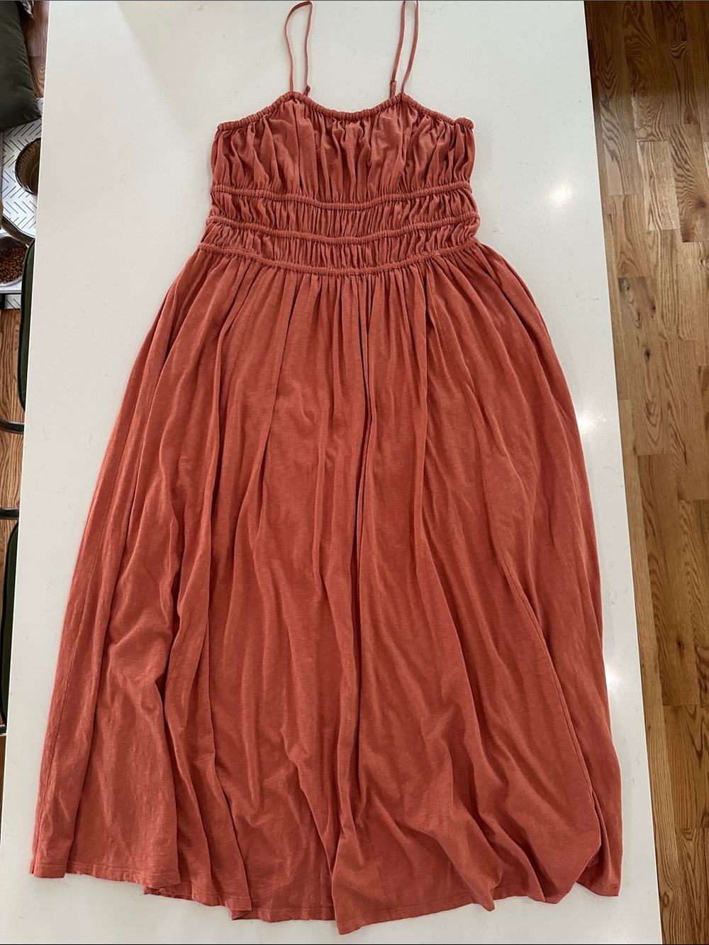 American Eagle Outfitters Smocked Maxi Dress